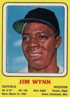 1970 Transogram Hand Cut # Jim Wynn Baseball Card