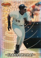 1997 Bowman's Best Preview #BBP1 Frank Thomas Refractor Baseball Card