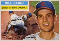 1956 Topps #247 Bill Sarni Baseball Card