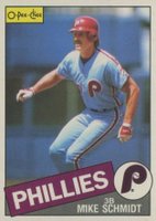 1985 O-Pee-Chee #67 Mike Schmidt Baseball Card