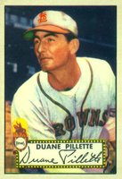 1952 Topps #82 Duane Pillette Baseball Card