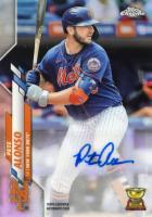 2020 Topps Chrome Update Autographs #PA Pete Alonso Baseball Card