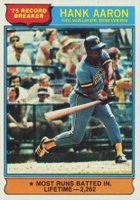 1976 Topps #1 Hank Aaron Baseball Card