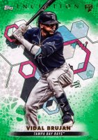 2022 Topps Inception #66 Vidal Brujan Green Baseball Card