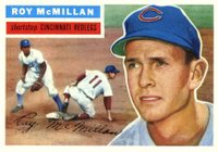 1956 Topps #123 Roy McMillan Gray Back Baseball Card