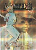 1997 Finest Embossed #157 Barry Larkin Die-Cut Refractor Baseball Card