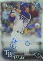2016 Bowman Draft Chrome Draft Picks Autographs #CDAJF Jake Fraley Refractor Baseball Card