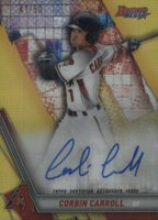 2019 Bowman's Best Best of 2019 Autographs #B19CC Corbin Carroll Gold Refractor Baseball Card