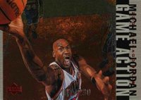 1998 Upper Deck MJ Living Legend Game Action #G12 Michael Jordan Silver Basketball Card