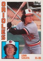 1984 Topps #578 Lenn Sakata Baseball Card