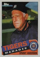 1985 Topps #307 Sparky Anderson Baseball Card