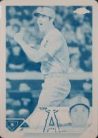 2023 Topps Chrome #17 Shohei Ohtani Cyan Printing Plate 1/1 Baseball Card