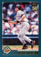 2001 Topps #1 Cal Ripken Jr. Baseball Card