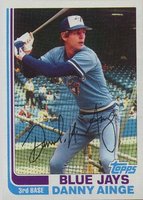 1982 Topps #125 Danny Ainge Baseball Card