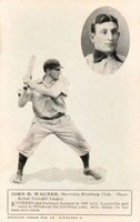 1908 American League Pub. Co. Postcards # Honus Wagner Baseball Card