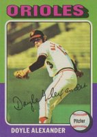1975 Topps Mini #491 Doyle Alexander Baseball Card
