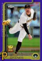 2025 Topps Chrome #300 Paul Skenes Purple Refractor Baseball Card