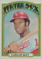 1972 Topps #525 Carlos May Baseball Card