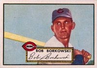 1952 Topps #328 Bob Borkowski Baseball Card