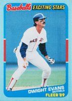 1989 Fleer Exciting Stars #12 Dwight Evans Baseball Card