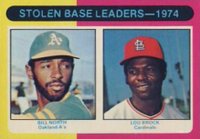 1975 Topps #309 Stolen Base Leaders Baseball Card