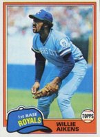 1981 Topps #524 Willie Aikens Baseball Card