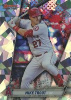 2019 Bowman's Best  #1 Mike Trout Atomic Refractor Baseball Card