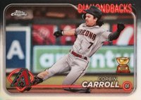 2024 Topps Chrome #267 Corbin Carroll Refractor Baseball Card