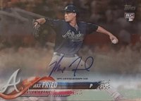 2018 Topps Clearly Authentic #MF Max Fried Autograph Baseball Card
