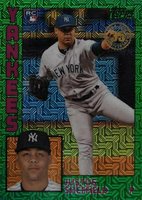 2019 Topps Silver Pack 1984 Chrome Promo  #40 Justus Sheffield Green Refractor Baseball Card