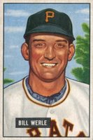 1951 Bowman #64 Bill Werle Baseball Card