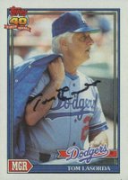 1991 Topps #789 Tom Lasorda Baseball Card