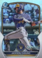 2023 Bowman Chrome National #38 Jackson Chourio Baseball Card