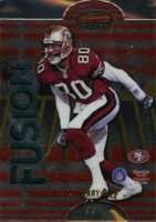 1998 Bowman's Best Fusion Mirror Image #MI15 Jerry Rice/Randy Moss Football Card