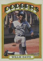 1972 Topps #390 Willie Davis Baseball Card