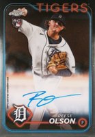 2024 Topps Chrome Rookie Autographs #RARO Reese Olson Baseball Card