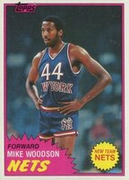 1981 Topps #89 Mike Woodson East Basketball Card