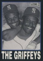 1991 Score #841 The Griffeys Baseball Card