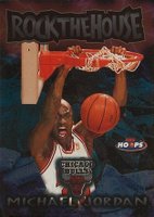 1997 Hoops Rock the House #6 Michael Jordan Basketball Card