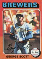 1975 Topps Mini #360 George Scott Baseball Card