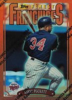 1996 Finest #271 Kirby Puckett Refractor Baseball Card