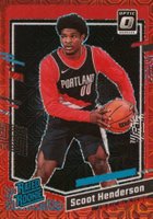 2023 Panini Donruss Optic #239 Scoot Henderson Red Choice Basketball Card