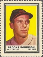 1962 Topps Stamps # Brooks Robinson Baseball Card