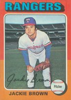 1975 Topps #316 Jackie Brown Baseball Card