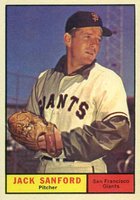 1961 Topps #258 Jack Sanford Baseball Card