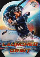 2023 Topps Cosmic Chrome Launched Into Orbit #9 Julio Rodriguez Baseball Card