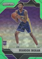 2016 Panini Prizm #131 Brandon Ingram Green Prizm Basketball Card