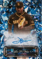 2024 Bowman Chrome Sapphire Edition Sapphire Selections Autographs #SSALD Leo de Vries Baseball Card