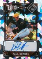 2025 Leaf Seasons in the Sun Traditions Autographs #TPS1 Paul Skenes Silver Crystal Baseball Card