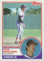 1983 Topps #315 Rick Burleson Baseball Card